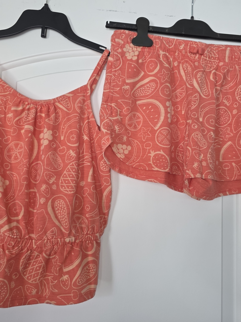Cat & Jack Coral Fruit Print Tank & Shorts Set